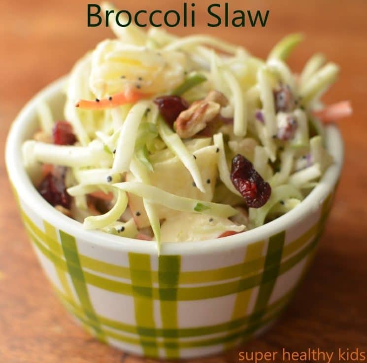 Kids Salad Recipe- Broccoli Slaw